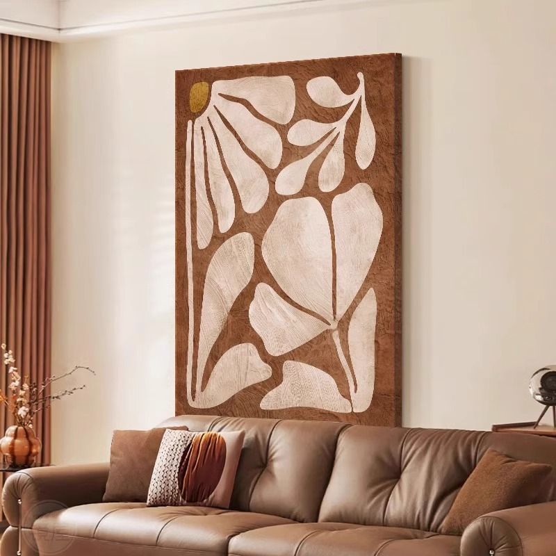 프렌치 벽 장식 프레임 우드 그림액자 인테리어 빈티지 A 40x60cm 알루미늄+오일캔버스 - 상세 이미지 2