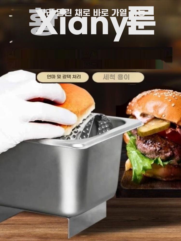 버터롤러 햄버거 번 버터 바르는 휠 토스트 스프레더 201 버터 롤러 - 1L 지지대X - 상세 이미지 4