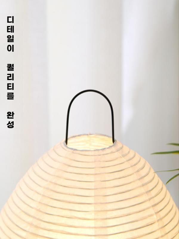 일본식 풍등 테이블램프 한지 갓등 단스탠드 와비사비 무드등 단스탠드 3색 리모컨 - 상세 이미지 2