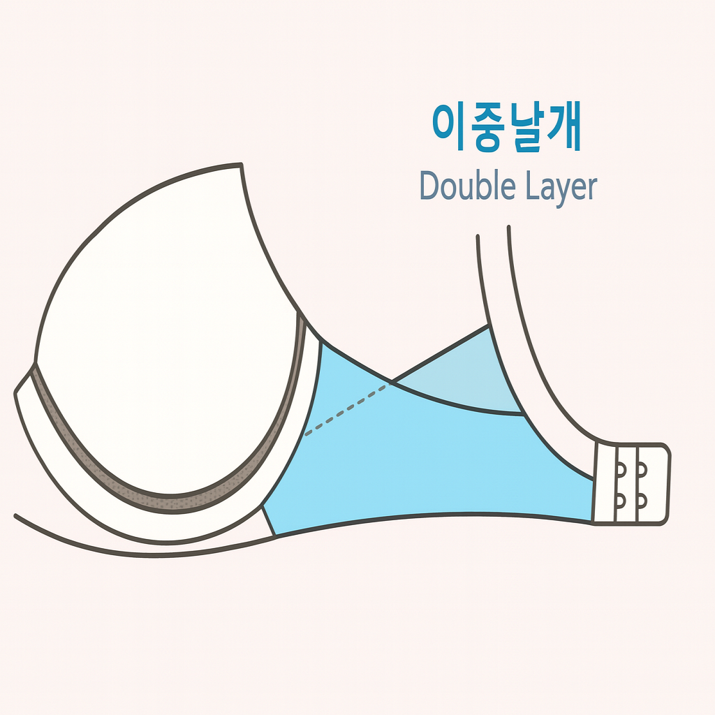 큰컵브라 A컵B컵C컵D컵E컵F컵 등살커버 노패드 쿨링 브라 70C 70D 70E 70F - 상세 이미지 4