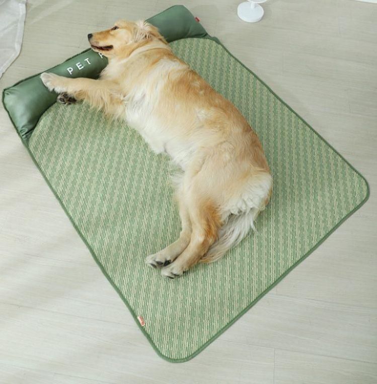 반려견 쿨매트 냉감 메쉬 반려동물 쿨링 패드 여름 블루 5-7.5kg 이내 - 상품 이미지