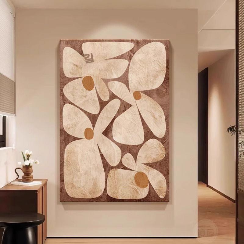 프렌치 벽 장식 프레임 우드 그림액자 인테리어 빈티지 A 40x60cm 알루미늄+오일캔버스 - 상세 이미지 3