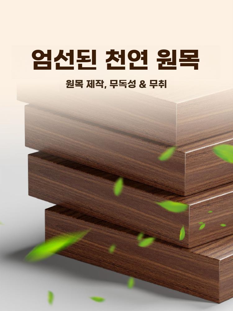 다층 다도 선반 전통 티테이블 수납대 원목 찻상 다과상 - 상세 이미지 5