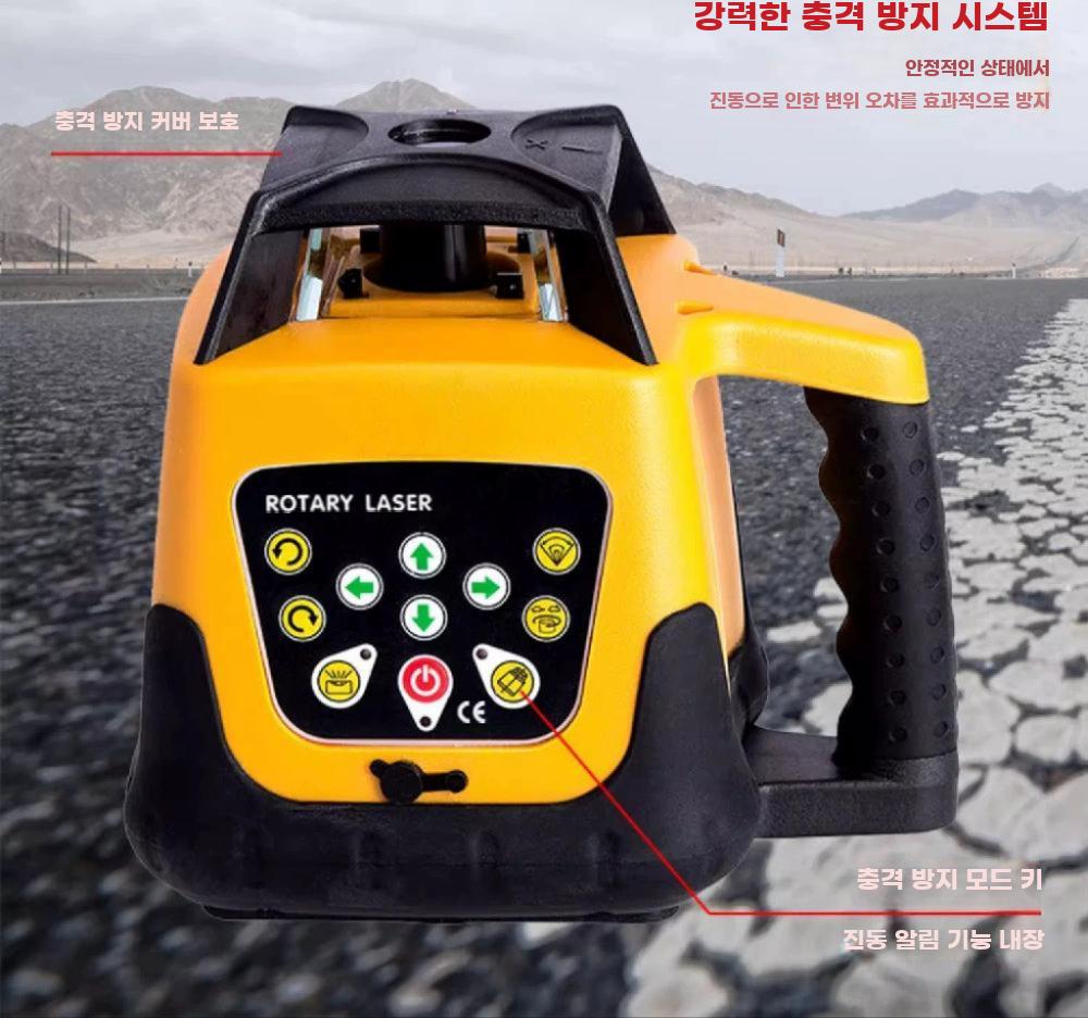 레이저 수평기 자동 적외선 레벨기 수직 수평계 회전식 레드 라인 - 상세 이미지 2