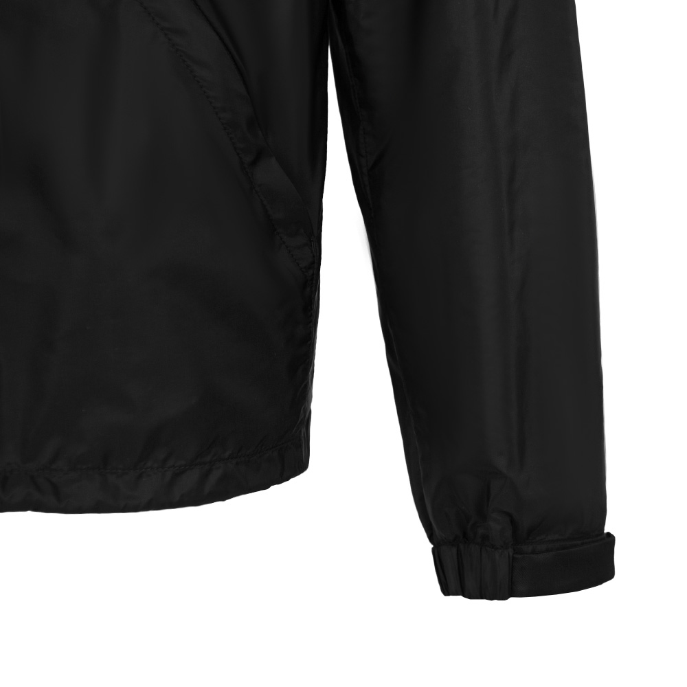 프라다 리나일론 트라이앵글 로고 블랙 후드 자켓 SGC220 1WQ9 F0002 (2025 S/S) SIZE 52 - 상세 이미지 5