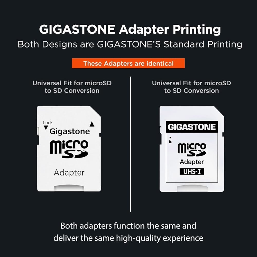 5년 데이터 복구 GIGASTONE 512GB 마이크로 SD 카드, 4K 카메라 프로, 스마트폰용 A2 V30, 고프로, 액션 캠, UHD 비디오 녹화, 최대 150/120MB/ - 상세 이미지 3