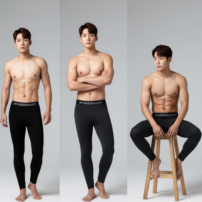 남자 기모 내의 바지 하의 레깅스 무봉제 타이즈 히트텍 소울미스킨 이미지 6