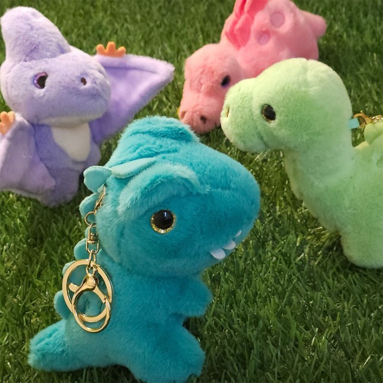 미니 다이노소어 공룡 디보 가방고리 키링 4Colors - 상품 이미지