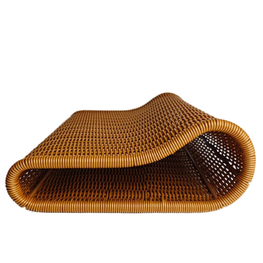 라탄 베개 통기성 경추 목침 목 받침 쿨링 수면 통풍 수제 베개 높이 12cm - 상품 이미지