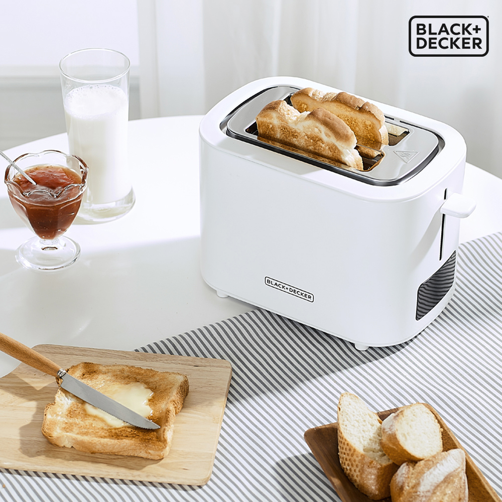 블랙앤데커 LED 디지털 2구 토스터기 토스트기 스텐 미니 기계 식빵 BXET1250-A