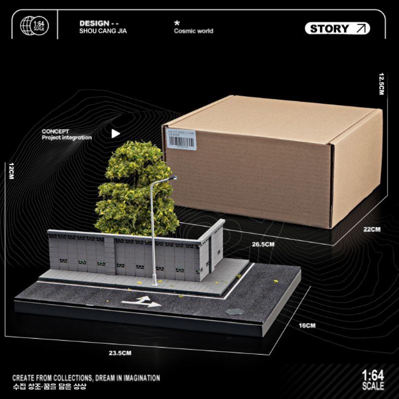 도로 모형 모퉁이 도시 미니어처 건축 가로등 모델 피규어 A - 상세 이미지 4