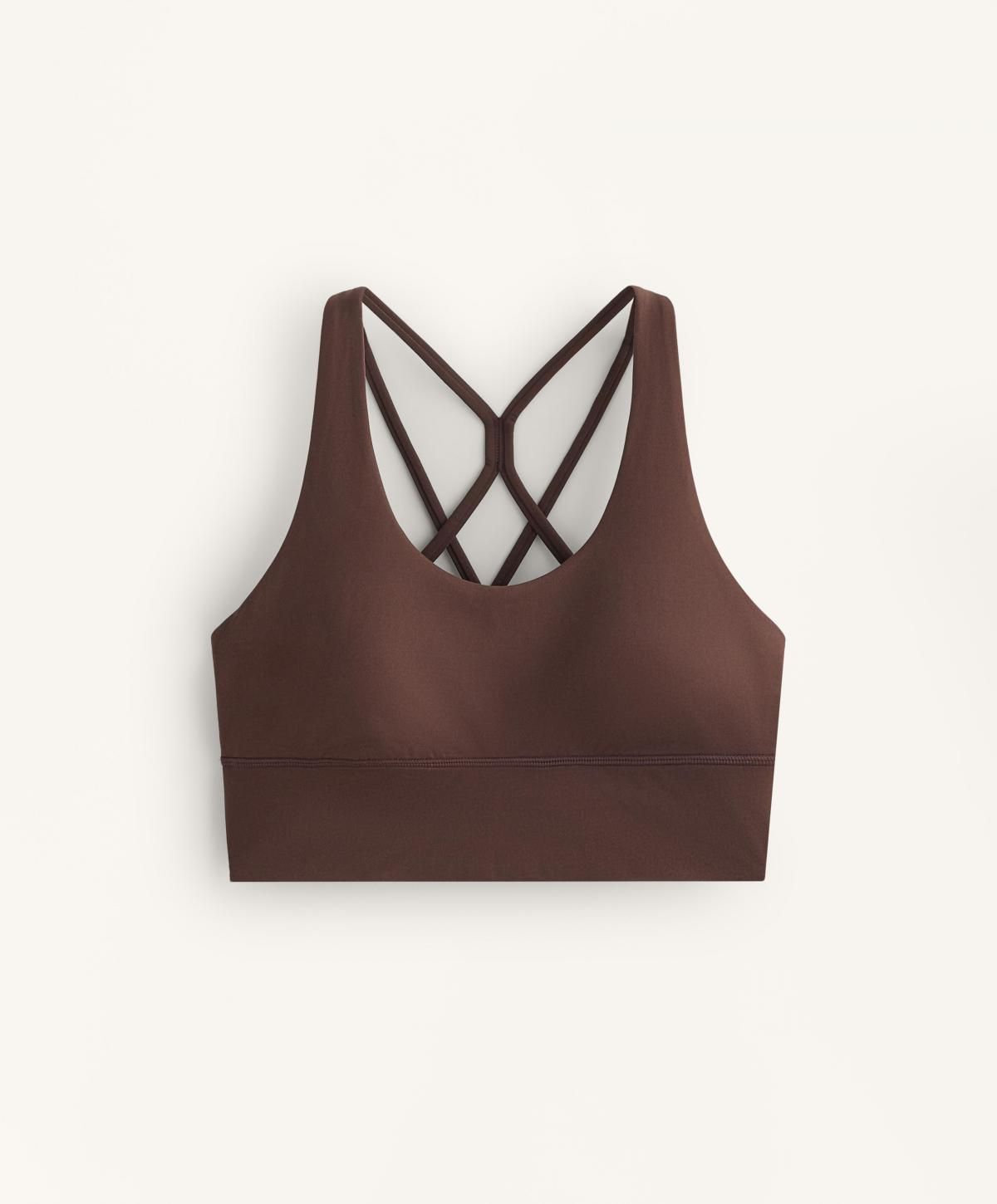 오이쇼 미디엄서포트 컴포트럭스 스포츠 브라 2977/901 BROWN - 메인 이미지