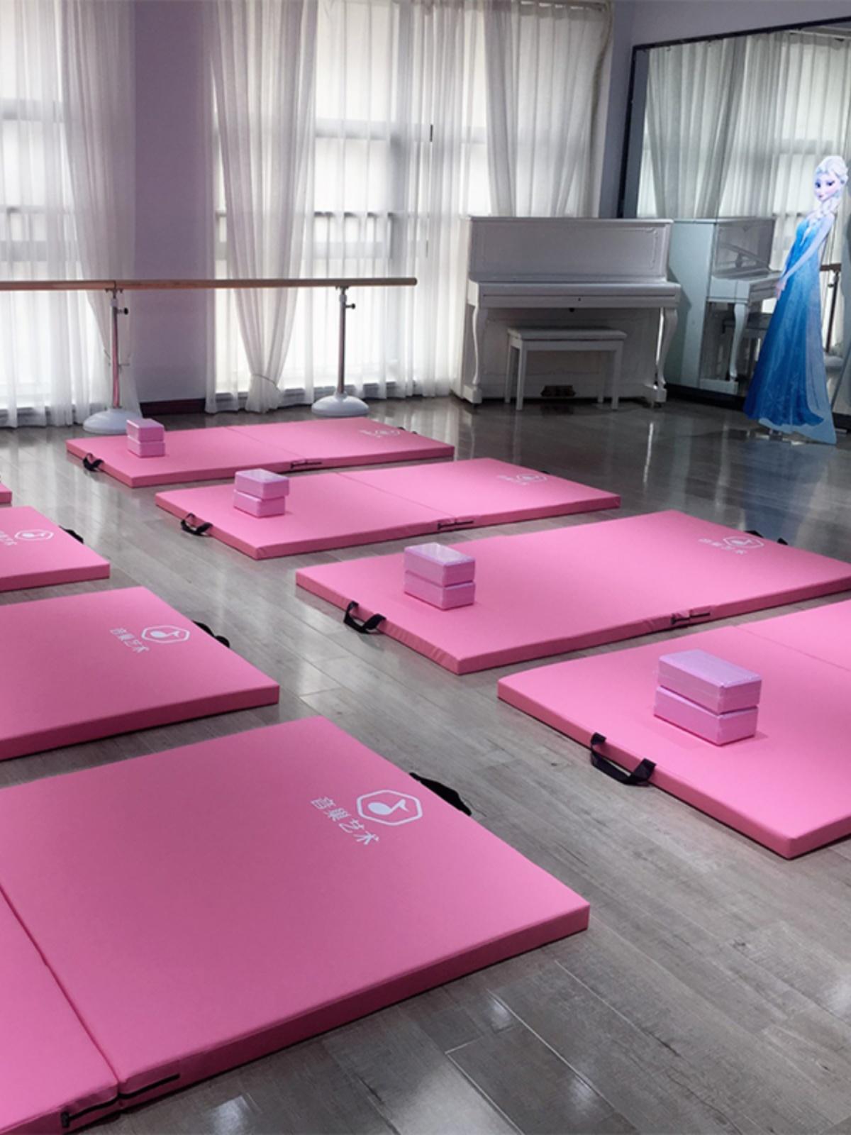 발레매트 연습용 댄스플로어 접이식 가정용 어린이 체조 보조 매트 - 상세 이미지 3