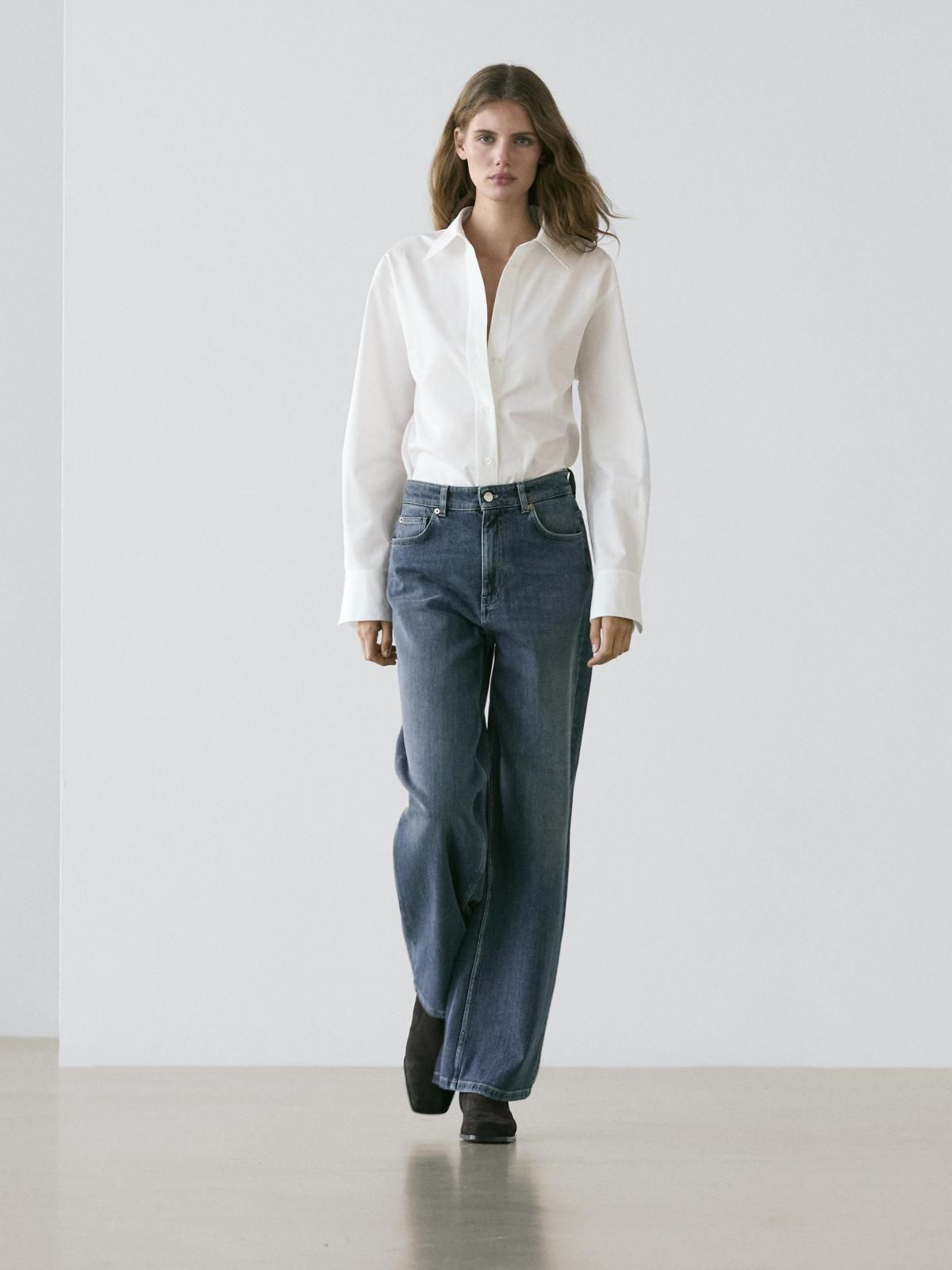 마시모두띠 와이드핏 미드웨이스트 데님 청바지 5010/610 MEDIUM BLUE - 상세 이미지 2