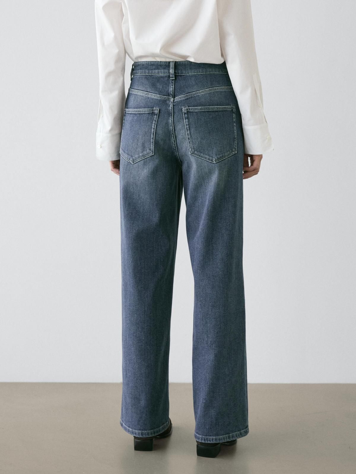 마시모두띠 와이드핏 미드웨이스트 데님 청바지 5010/610 MEDIUM BLUE - 상세 이미지 4