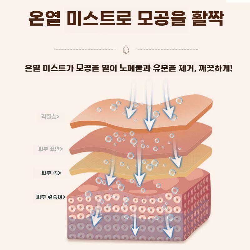 얼굴 스팀기 페이스 보습 미스트 피부 관리 페이셜 스티머 - 상세 이미지 3