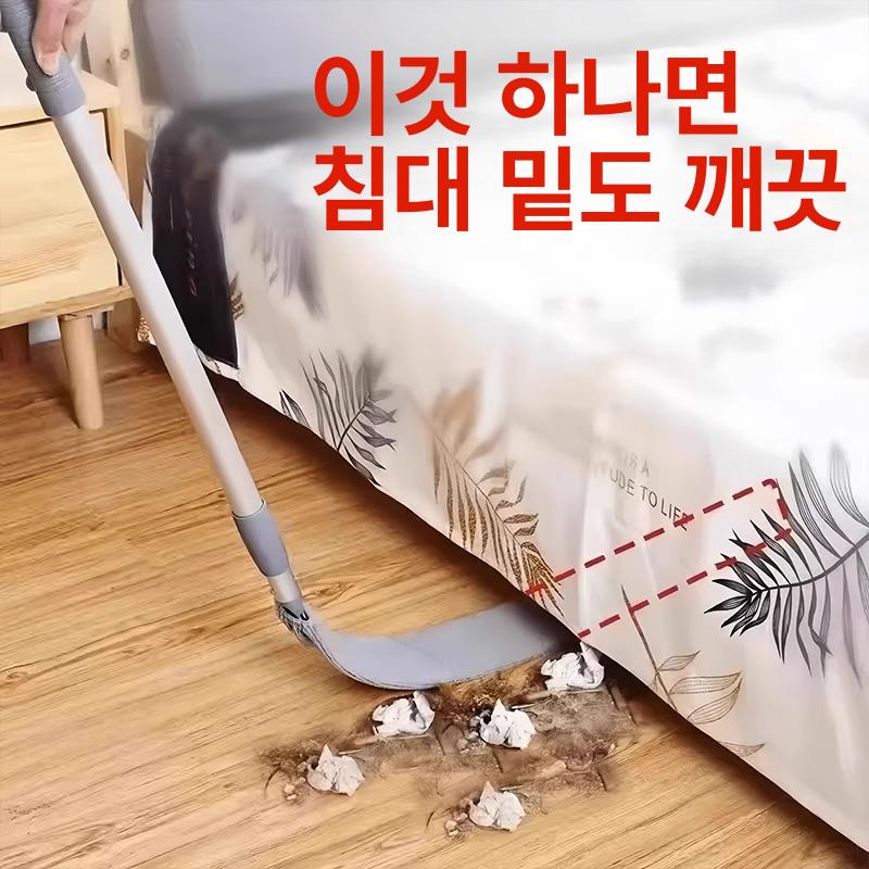 바닥 청소 걸레 연장형 먼지제거 청소도구 가정용 1.5m 1개 천 포함 - 상세 이미지 2