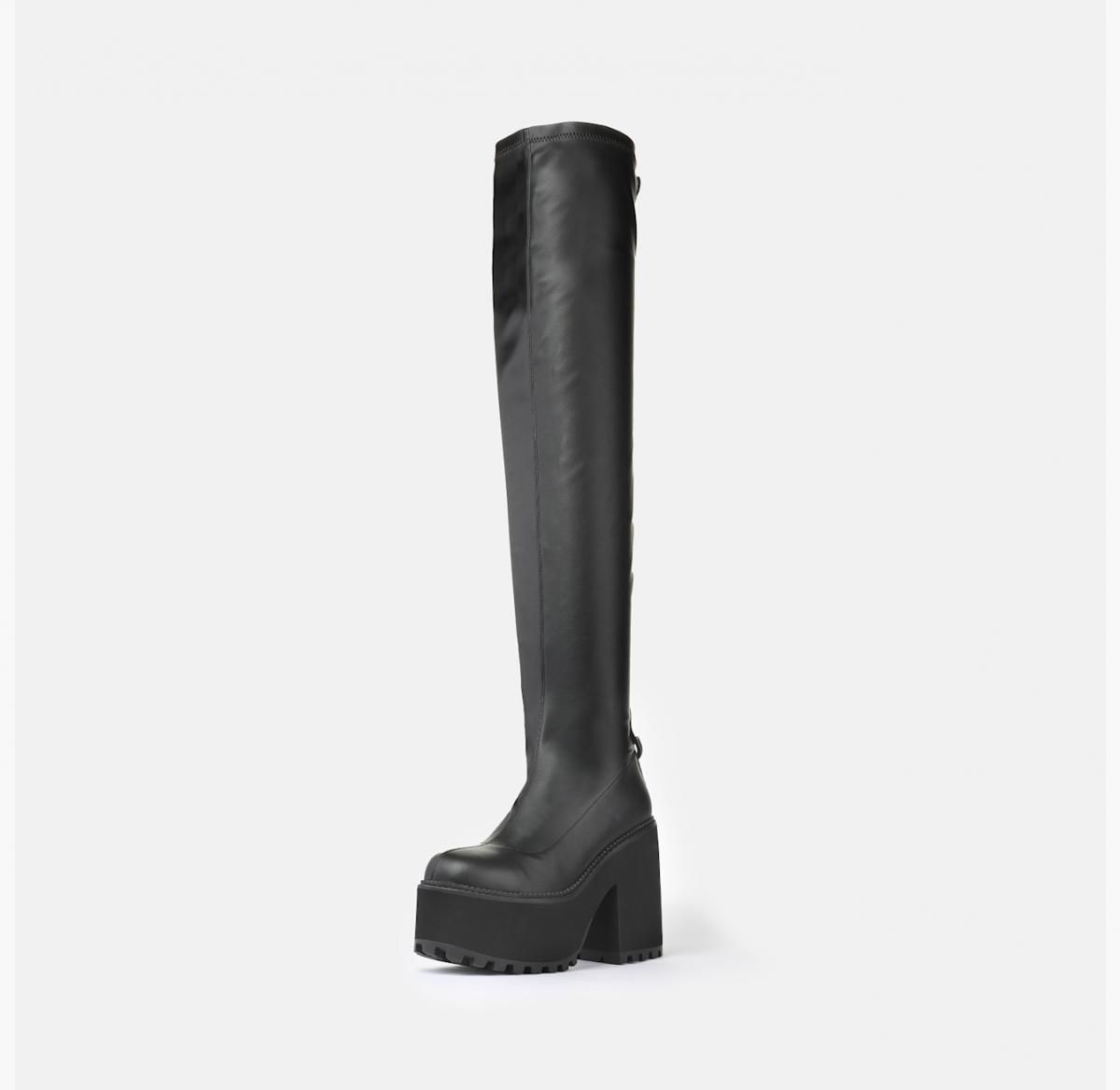 버팔로 트렌디 플랫폼 오버니 부츠 블랙 02525488 SCHWARZ - 상세 이미지 2