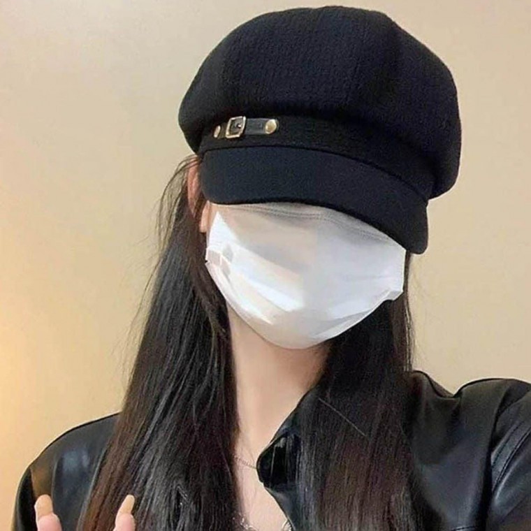팔각 캐주얼 디자인 베레모 모자 외출 여자 클래식 - 상품 이미지