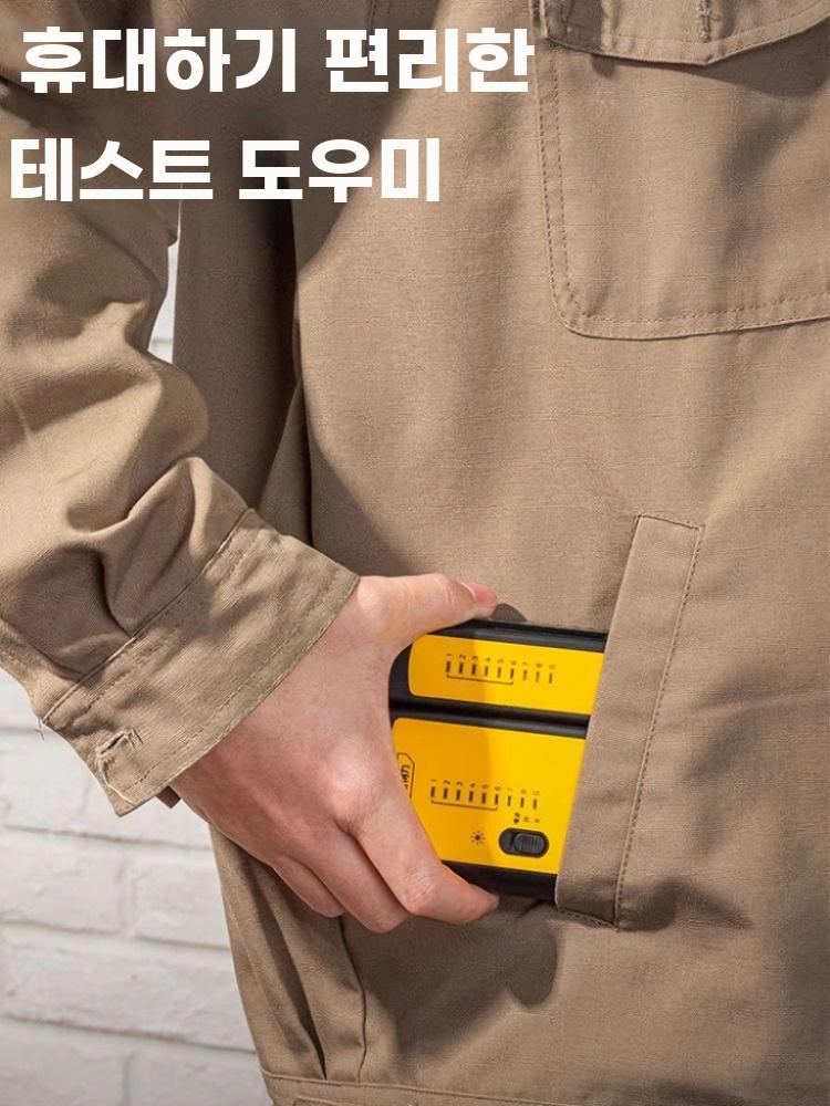 네트워크 케이블 테스터 랜선 테스터기 인터넷선 전화선 델리 8코어 네트워크/전화선 테스터 - 상세 이미지 4