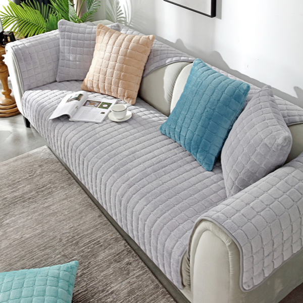 거실 극세사 소파 패드 논슬립 극세사 쇼파 패드 퀼팅 커버