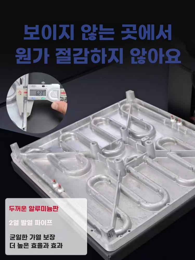 열전사 프린팅기 의류 로고 프레스 열프레스기 티셔츠 12x12cm 고압 핫 스탬핑 - 상세 이미지 3