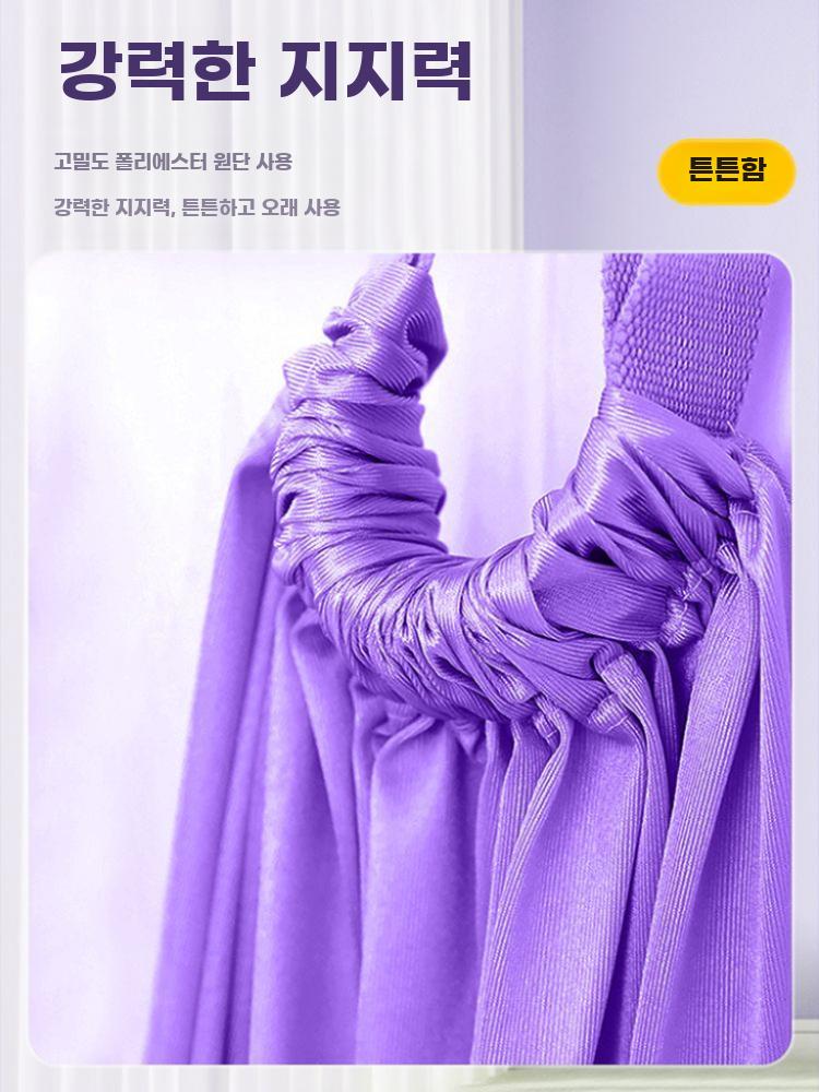 플라잉 요가 로프 실내 행잉로프 슬링 실내 홈트 스트레칭 퍼플 요가 로프 - 상세 이미지 3