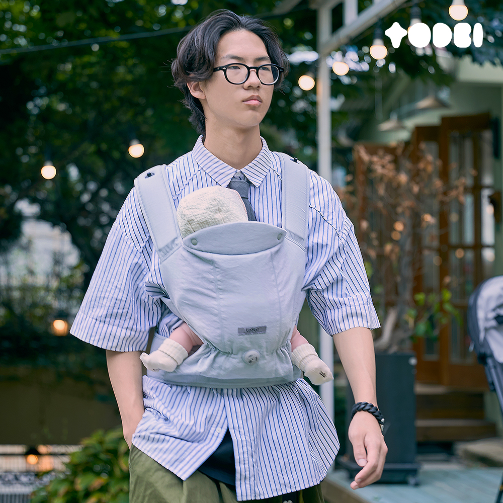 [토드비] 롤롤 다이얼 베이비 캐리어 아기띠 스카이블루