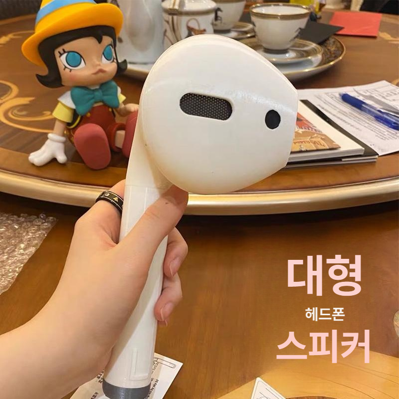 대형 에어팟 디자인 무선 블루투스 휴대용 고출력 포터블 사운드 스피커 2세대 공식 표준 패키지 - 상세 이미지 4