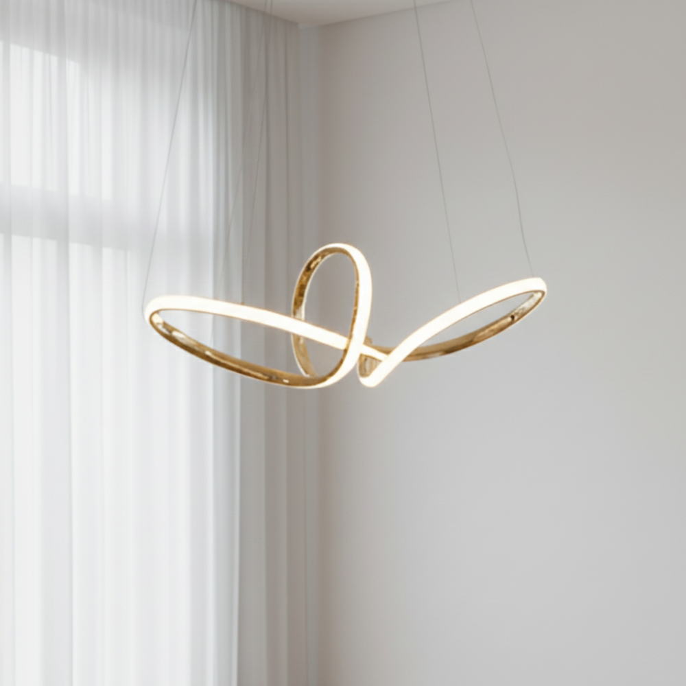 인피니티 루프 펜던트 40W LED 식탁등 골드 실버