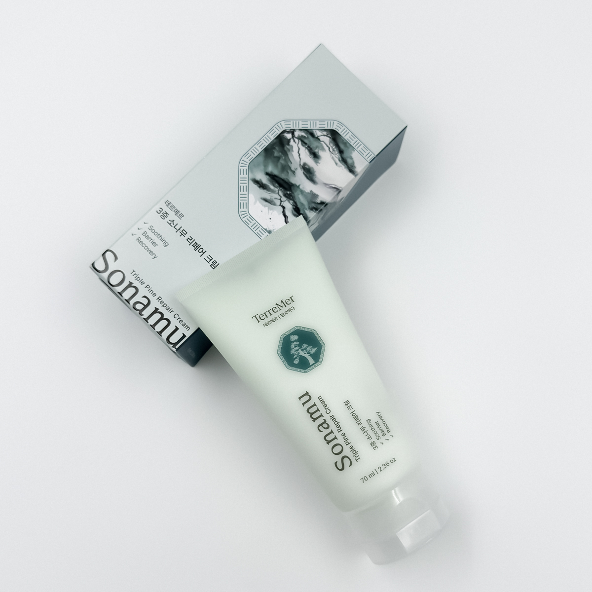 테르메르 3중 소나무 리페어크림 세라마이드 수딩 수분 장벽 시카 재생 크림 70ml, 1개 - 상세 이미지 3