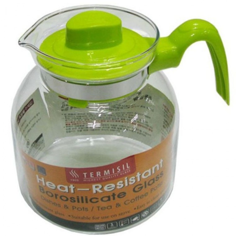 터미실 커피포트 차포트 내열 주전자 차주전자 1850ml 유리 티포트 - 상품 이미지