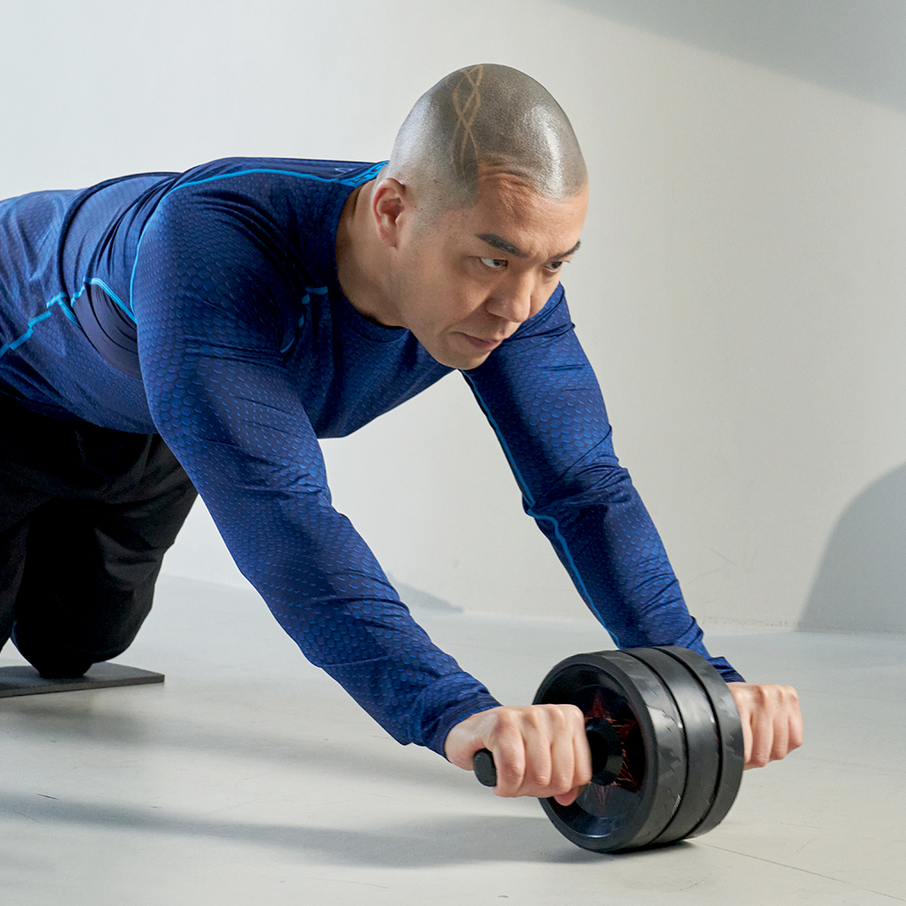 숀리 AB 슬라이드 프로 복근 운동 기구 코어 뱃살 롤아웃 슬라이더 무소음 휠 롤러 제품 이미지