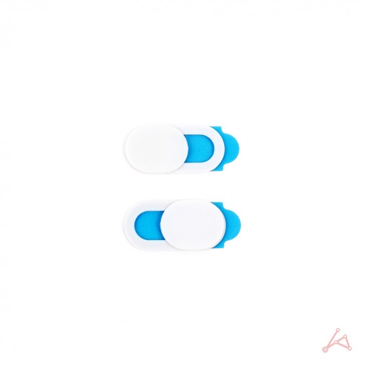 웹캠 보안 커버 2p 화이트 - 상품 이미지
