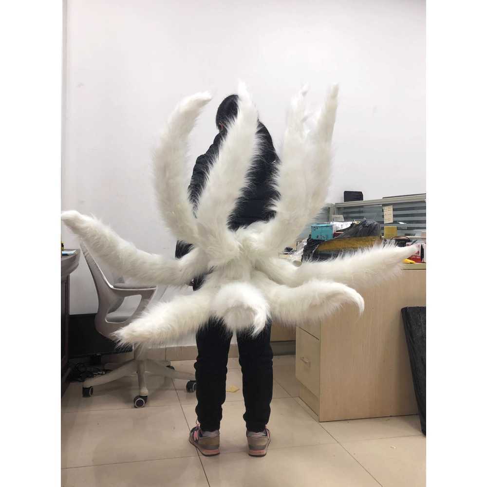 할로윈 구미호 꼬리 의상 코스튬 촬영 여우 졸업 컨셉 80cm - 상품 이미지