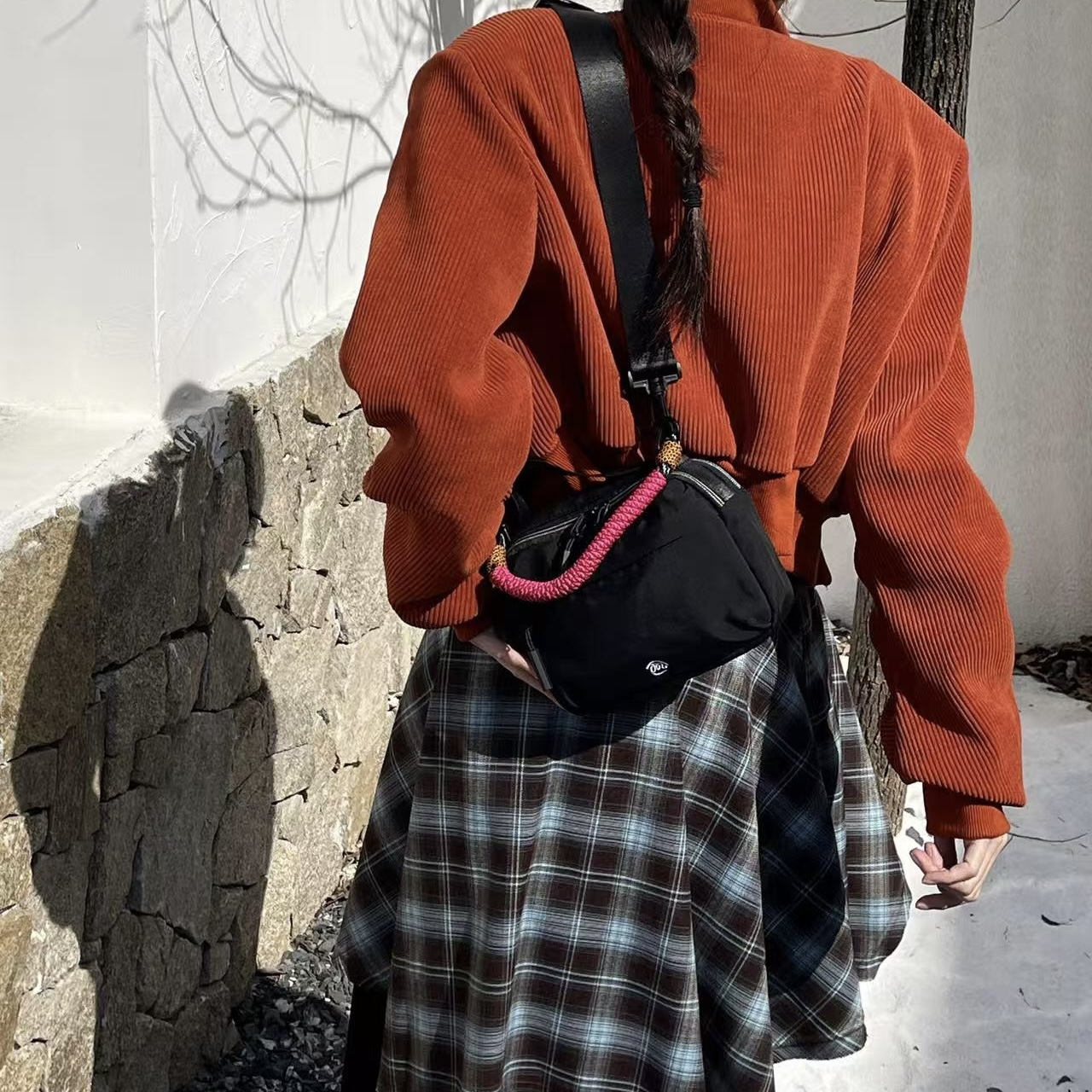 mddas 수납천재 여행용 크로스백 나일론 유럽여행가방 핸드폰 가벼운 슬링백 크로스 미니