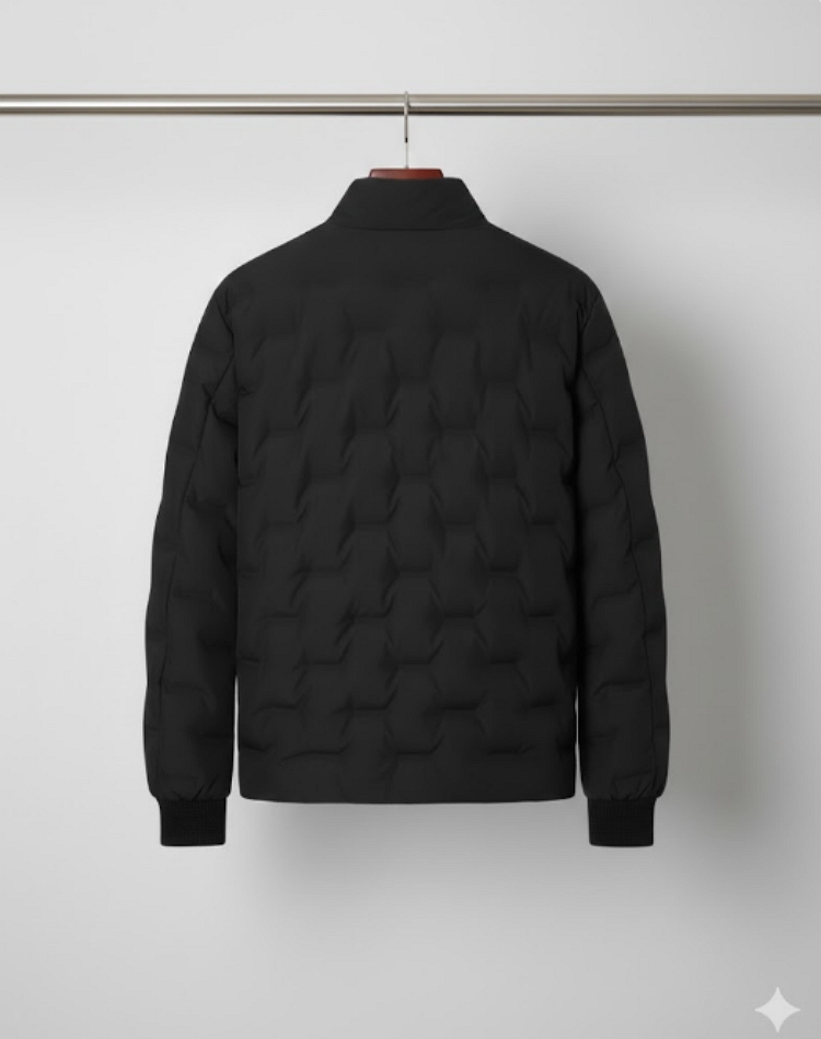 헤지스 남성 겨울 클래식한 퀼팅 패턴 필드룩 골프웨어 다운 패딩점퍼 - 상세 이미지 4