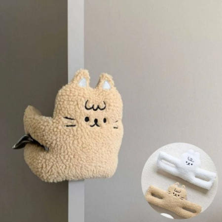 행복한곰돌이 도어스토퍼인형 문쾅 문닫힘방지 방문손잡이커버 문닫