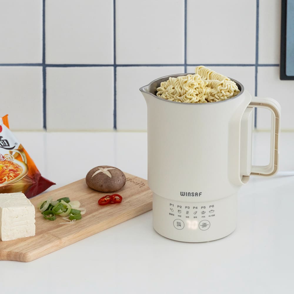 윈세프 1.2L 커피포트 트레이 세트 WTK-2111 여행용 휴대용 캡핑용 포트