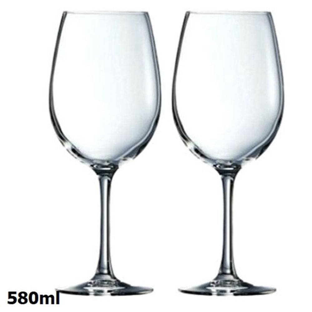 유리 와인잔 580ml 2P 1세트 - 상품 이미지