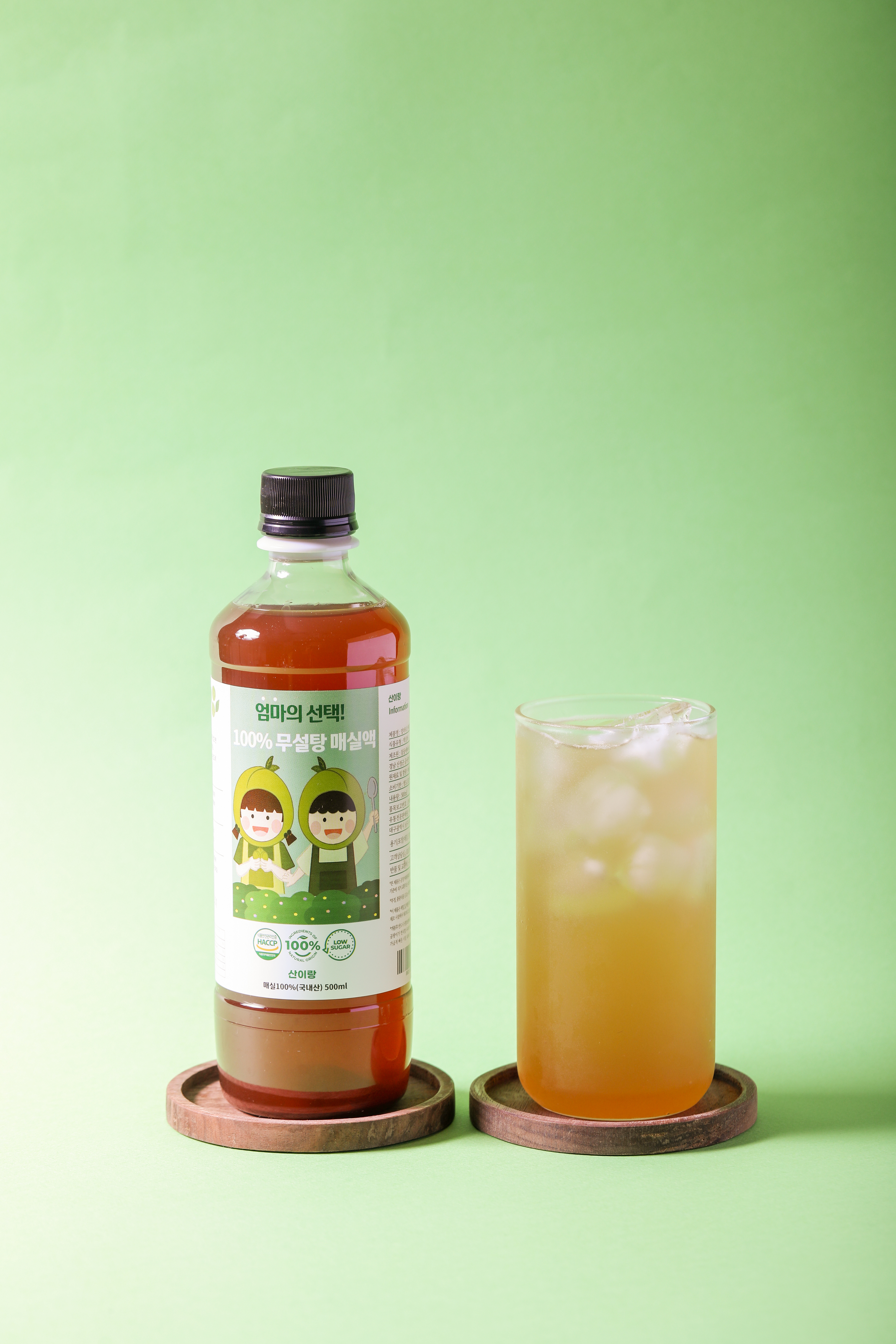 엄마의 선택 100% 무설탕 매실청 매실원액 500ml, 1개 - 상품 이미지