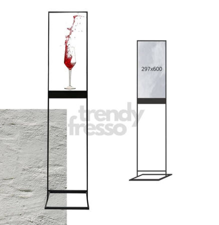 [트렌디프레소협력사]데이슬롯 포스터스탠드 A4 pop스탠드 카페입간판 철제입간판