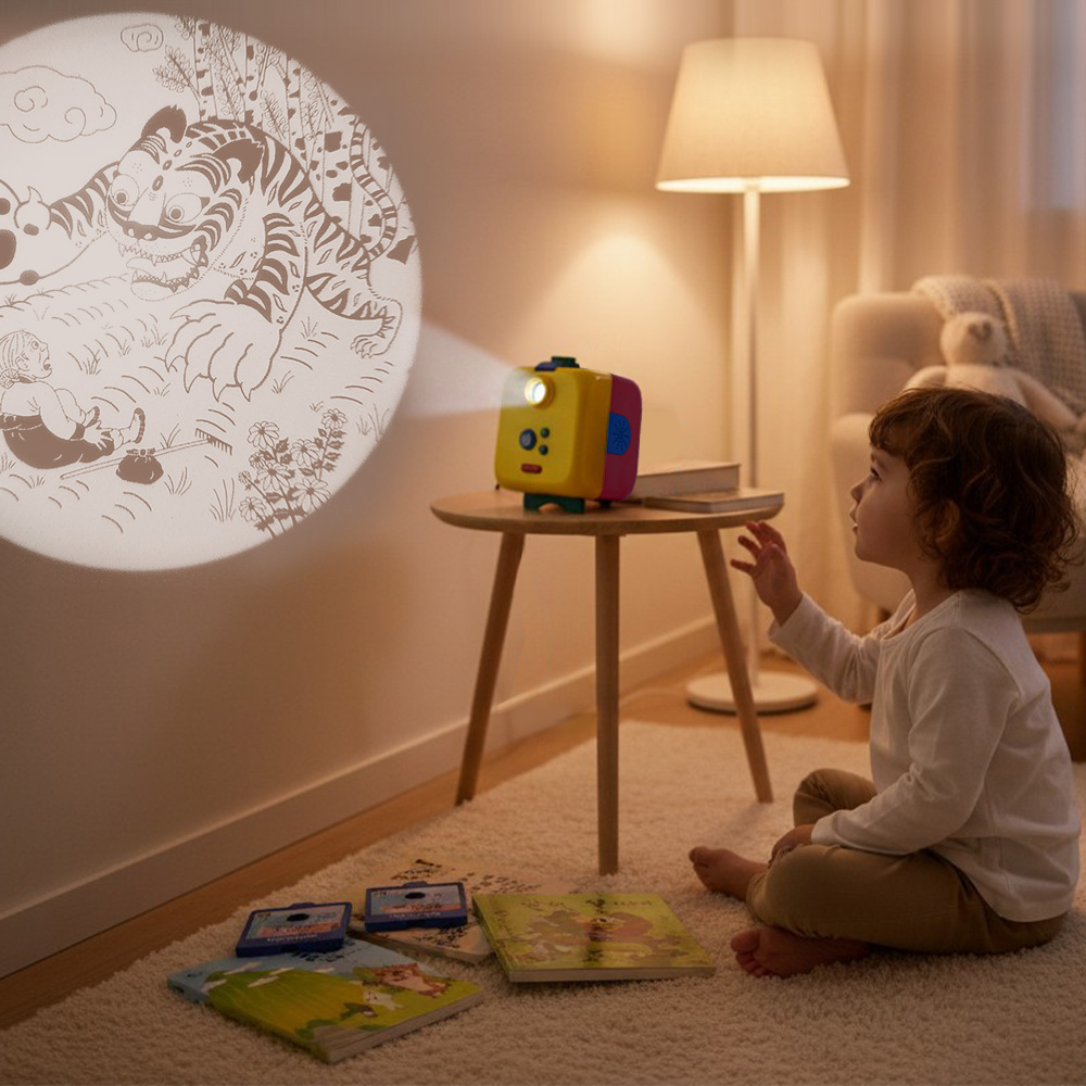 키즈위드 본체 전래동화세트 이야기시네마 그림자극장 육아 명작 성경 그림자동화 수면교육 제품 이미지