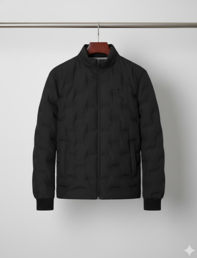 헤지스 남성 겨울 클래식한 퀼팅 패턴 필드룩 골프웨어 다운 패딩점퍼 - 상세 이미지 3