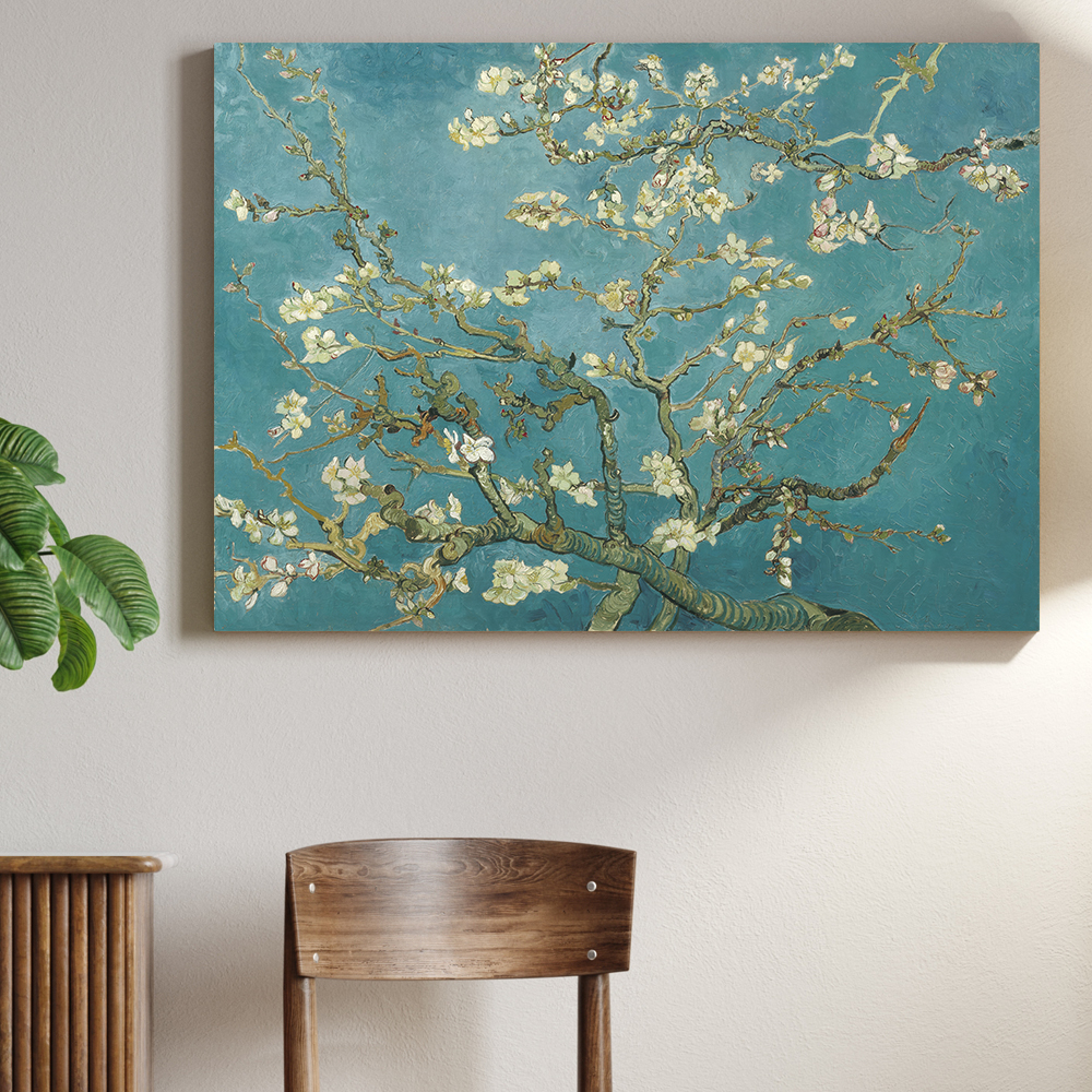 빈센트 반고흐 인테리어 그림 액자 포스터 명화 Almond Blossoms 1890 - 상품 이미지