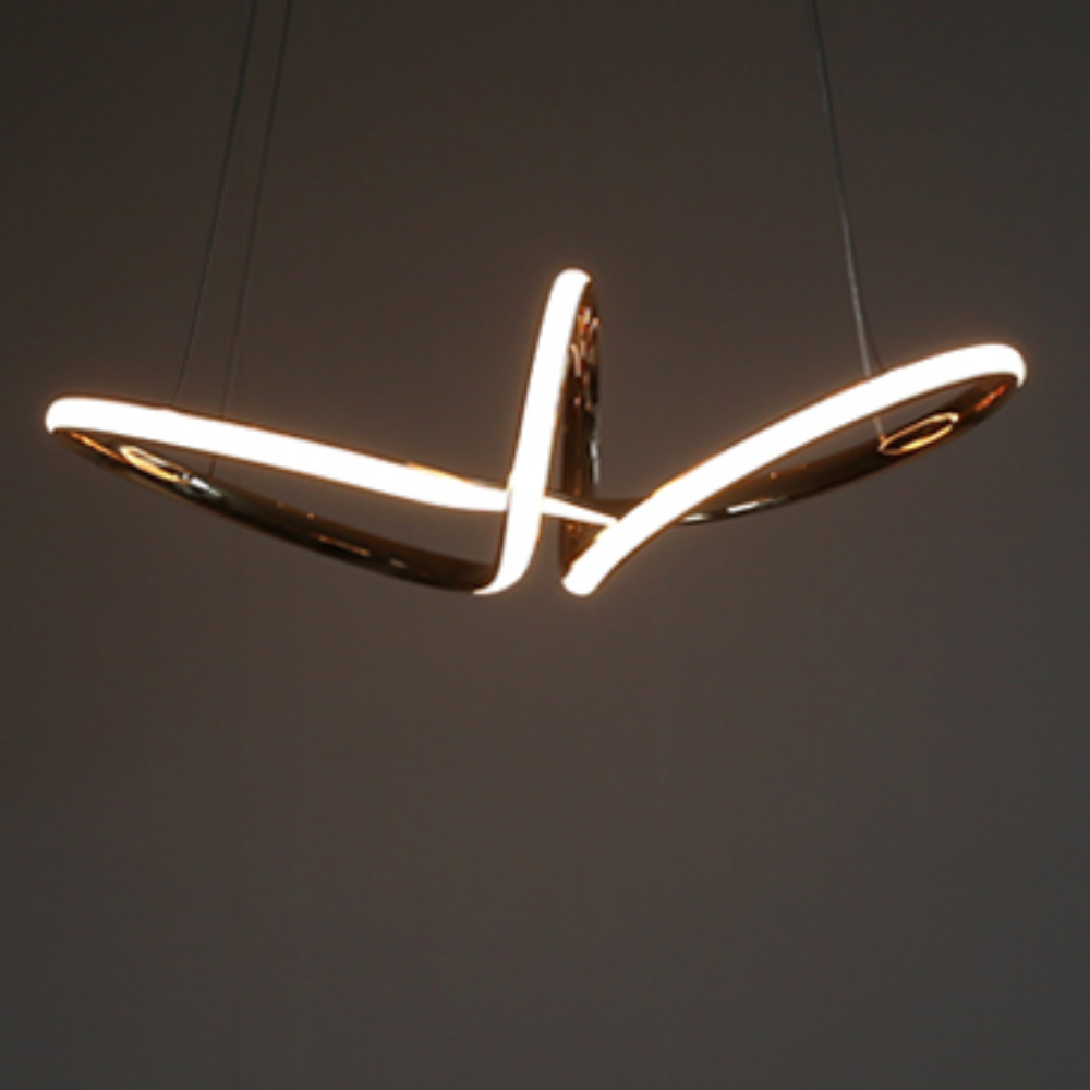 인피니티 루프 펜던트 40W LED 식탁등 골드 실버