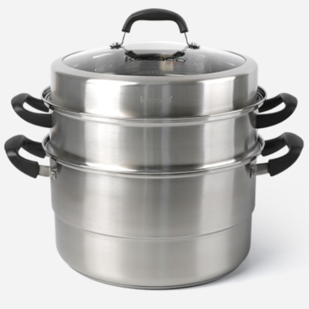 2단 찜솥 IH인덕션 스텐 대형 찜냄비 야채 생선 감자 고구마 옥수수 조개 수육 떡 찜통