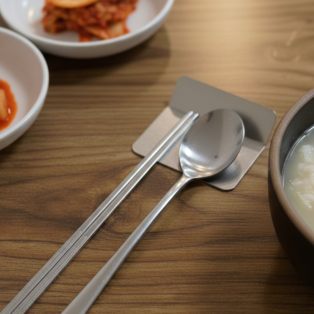 항균 스텐 수저받침 수저받침대 - 상세 이미지 5