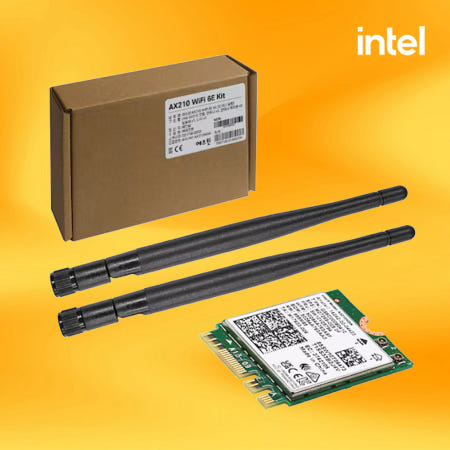 에즈윈 인텔 AX210 Wi-Fi 6E Kit 무선랜카드 블루투스 5.3