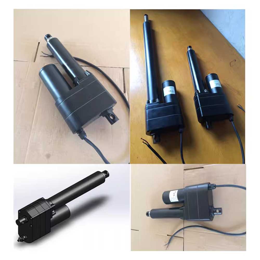 리니어 액추에이터 전동 직선 구동 산업 자동화 장비 8mm/s 12V 20mm - 상세 이미지 2